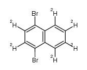 1,4-二溴萘-2,3,5,6,7,8-D6 结构式