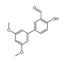 4-(3,5-二甲氧基苯基)-2-甲酰基苯酚 结构式