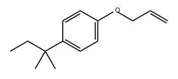 1-(1,1-二甲基丙基)-4-(2-丙烯-1-基氧基)苯 结构式