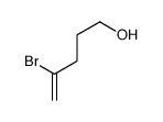 4-溴-4-戊烯-1-醇 结构式