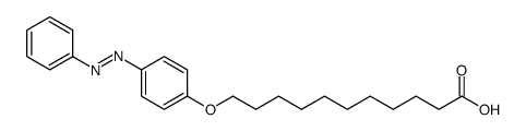 Undecanoic acid, 11-[4-(2-phenyldiazenyl)phenoxy]- 结构式