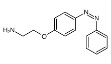2-[4-(2-苯基二氮烯基)苯氧基]乙胺 结构式