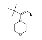 Morpholine, 4-[1-(bromomethylene)-2,2-dimethylpropyl]-, (Z)- (9CI) 结构式