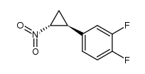 1,2-二氟-4-[(1S,2R)-2-硝基环丙基]苯 结构式