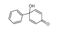 4-羟基-4-苯基-2,5-环己二烯-1-酮 结构式