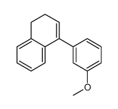 1,2-二氢-4-(3-甲氧基苯基)萘 结构式