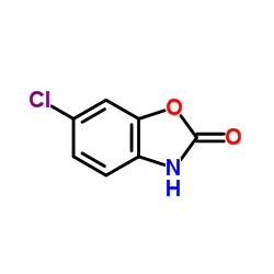 6-氯-苯并恶唑酮 结构式