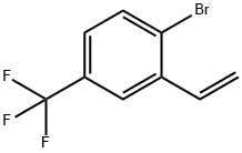 1-溴-4-(三氟甲基)-2-乙烯基苯 结构式