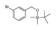 1-溴-3-(叔丁基二甲基甲硅烷基氧基甲基)苯 结构式