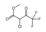 2-氯-4,4,4-三氟-3-氧代丁酸甲酯 结构式