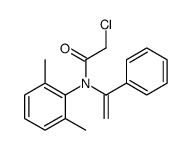 2-氯-N-(2,6-二甲基苯基)-N-(1-苯基乙烯基)乙酰胺 结构式