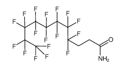4,4,5,5,6,6,7,7,8,8,9,9,10,10,11,11,11-十七氟十一酰胺 结构式