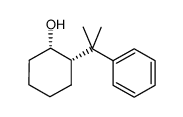 (1S,2R)-(+)-反-2-(1-甲基-1-苯乙基)环己醇 结构式