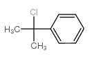 α,α-二甲基苄氯 结构式
