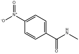 N-甲基-4-硝基苯甲酰胺 结构式