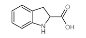 (±)-吲哚啉-2-羧酸 结构式