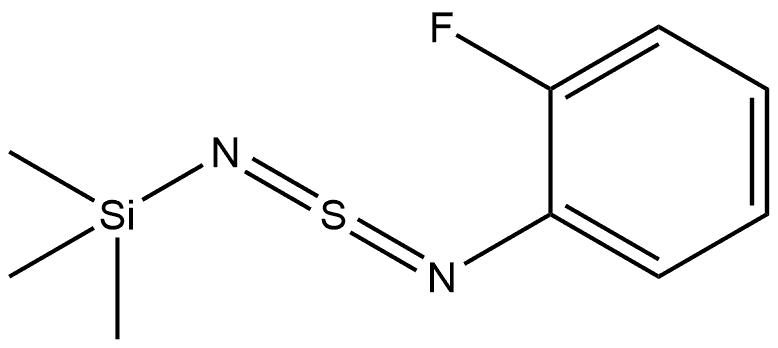 Silanamine, N-[[(2-fluorophenyl)imino]-λ4-sulfanylidene]-1,1,1-trimethyl- 结构式
