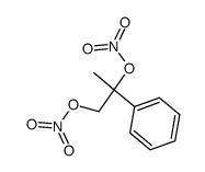 2-苯基-1,2-丙二醇二硝酸酯 结构式