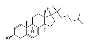 Cholesta-1,5,7-trien-3-ol, (3β)- 结构式