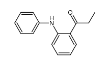 1-[2-(苯氨基)苯基]-1-丙酮 结构式