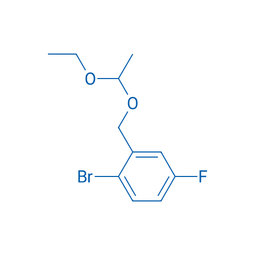 1-溴-2-(1-乙氧基乙氧基甲基)-4-氟苯 结构式