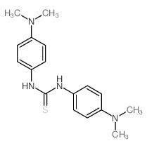 4,4'-双(二甲氨基)硫代碳酰苯胺 结构式