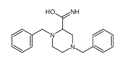 1,4-二苄基哌嗪-2-甲酰胺 结构式