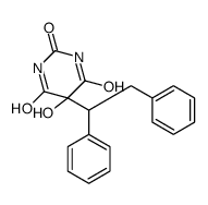 5-(1,2-二苯乙基)-5-羟基-2,4,6(1H,3H,5H)-嘧啶三酮 结构式
