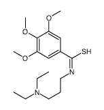 N-[3-(Diethylamino)propyl]-3,4,5-trimethoxythiobenzamide 结构式