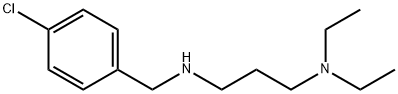 N-(4-氯苄基)-N',N'-二乙基-1,3-丙二胺 结构式