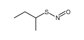 硫代亚硝酸 S-(1-甲基丙基)酯 结构式
