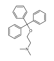 N,N-二甲基-2-三苯甲氧基乙胺 结构式