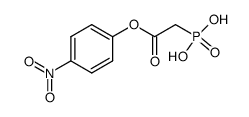 2-膦酰基乙酸-1-(4-硝基苯基)酯 结构式