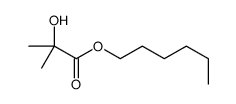 2-羟基-2-甲基丙酸己酯 结构式
