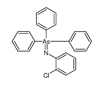 Benzenamine, 2-chloro-N-(triphenylarsoranylidene)- 结构式