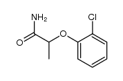 2-(2-氯苯氧基)丙酰胺 结构式