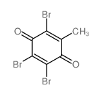 2,3,5-三溴-6-甲基-2,5-环己二烯-1,4-二酮 结构式