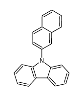 9-(2-萘基)咔唑 结构式