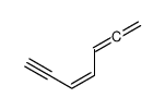 (4Z)-1,2,4-庚三烯-6-炔 结构式