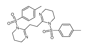 Pyrimidine, 2,2'-(1,2-ethanediyl)bis[1,4,5,6-tetrahydro-1-[(4-methylphenyl)sulfonyl]- 结构式