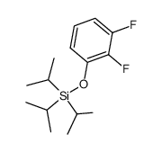 (2,3-difluorophenoxy)-tri(propan-2-yl)silane 结构式