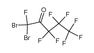 1,1-二溴-1,3,3,4,4,5,5,5-八氟-2-戊酮 结构式