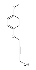 4-(4-甲氧基苯氧基)-2-丁炔-1-醇 结构式