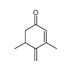 3,5-二甲基-4-亚甲基-2-环己烯-1-酮 结构式