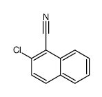 2-氯萘-1-甲腈 结构式