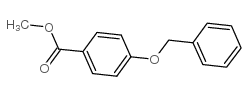 4-苄氧基苯甲酸甲酯 结构式