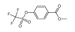 methyl 4-(trifluoromethylsulfonyloxy)benzoate 结构式