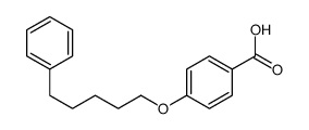 4-(5-苯基戊氧基)苯甲酸 结构式
