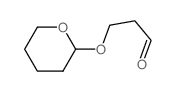 3-[(tetrahydro-2H-pyran-2-yl)oxy]Propanal 结构式