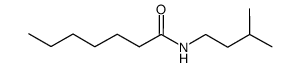 Heptanamide, N-(3-methylbutyl)- 结构式